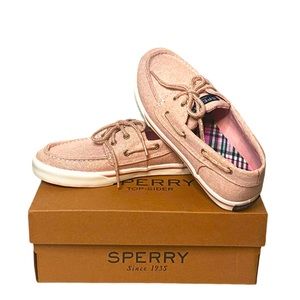 Sperry rose gold kids 2.5 shoes